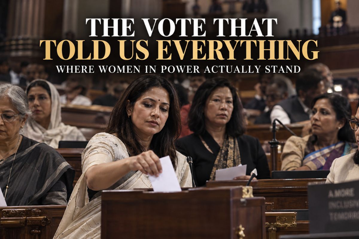The Vote That Told Us Everything: Where Women in Power Actually Stand